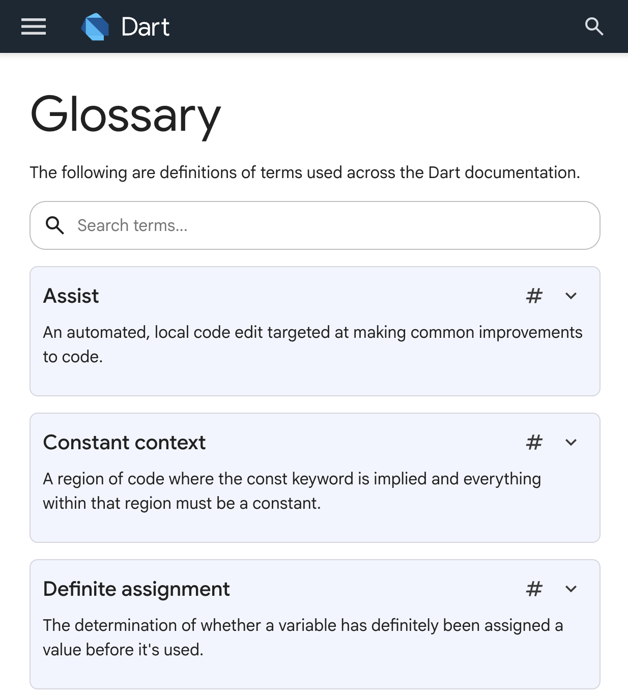 Glossary